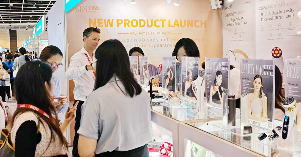 郭さんKKS家庭用美顔器が2025年香港アジア太平洋美容展で華々しくデビュー